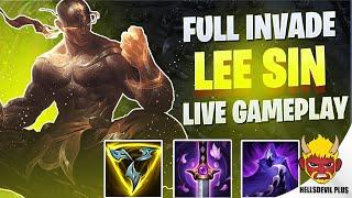 Full Invade Lee Sin Beast Mode Gameplay - Wild Rift HellsDevil Plus Gameplay