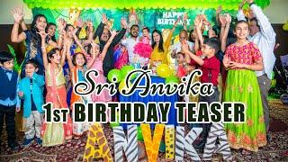 Sri Anvika 1st Birthday Teaser || VRAZZ CONCEPTS