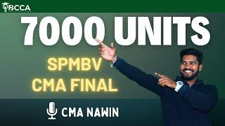CMA FINAL | SPMBV | 7000 Units # BCCA