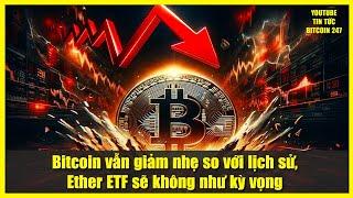 Bitcoin vẫn giảm nhẹ so với lịch sử, Ether ETF sẽ không như kỳ vọng