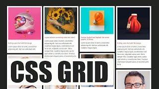 Pure CSS 3 Masonry Grid Layout - CSS 3 Grid Layout / CSS Grids