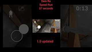 Granny Speed Run 37 seconds for Dem ro 1.0 updated #short