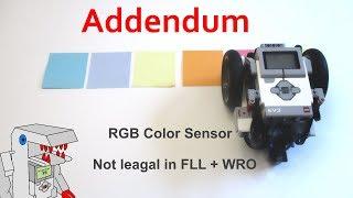 [Addendum] RGB Color Sensor is NOT LEGAL in FLL or WRO