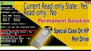 How to fix Current read only state yes on flash drive