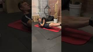 Hollow Rock Disc Press #chest #core #strength