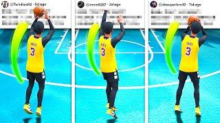 I Asked MY SUBSCRIBERS For THEIR JUMPSHOT On NBA 2K24! (UNLIMITED GREENS)