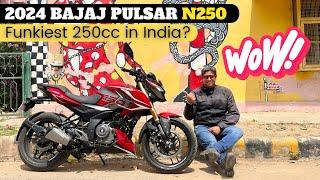 2024 Bajaj Pulsar N250 Ride Review || Sportiest naked 250cc bike in India || Best Value @1.51  Lakh