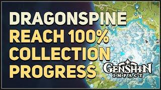 Dragonspine Reach 100% Collection Progress Genshin Impact Path of Austere Frost