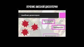 Лечение амебной дизентерии #амебы #дизентерия #инфекция