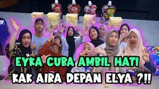 EYKA CUBA AMBIL HATI KAK AIRA DEPAN ELYA ?!! // MAKAN-MAKAN DENGAN TALENT