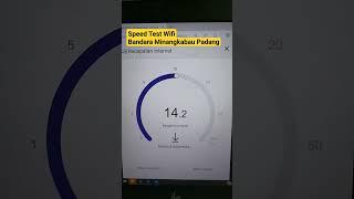 wifi bandara minangkabau padamg | speed test #wifi