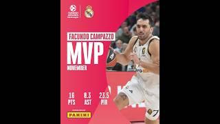 Facundo Campazzo MVP of November