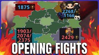 Heroic Anthem Pass 4 Opening Fights! (2268/1166 vs 2429) in Rise of Kingdoms