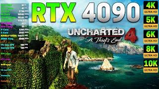 Uncharted 4 - A Thief's End | 4K - 5K - 6K - 8K - 10K | RTX 4090 24GB | Ultra Settings (DLSS - Off)