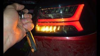 Установка LED фонарей в стиле AUDI на LANCER X | ПЕРЕЗАГРУЗКА