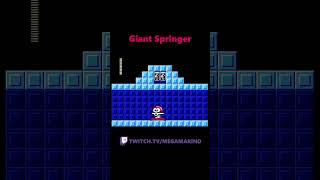 Examining Giant Springer: Mega Man Maker Enemy Tutorial!