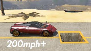 At what speed potholes become ineffective? - beamng drive | Car Pal