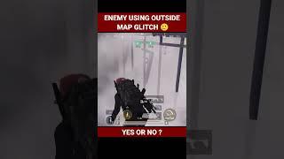 ENEMY USING OUTSIDE MAP GLITCH  IN METRO ROYALE #shorts #metroroyale