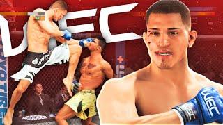 WEC Anthony Pettis Gets CRAZY Knockouts on UFC 5!