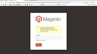 Administrator Login Demo - Tokenize User Authentication for Magento 2