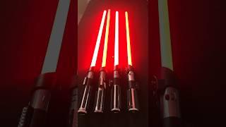 Star wars darth vader lightsaber comparison cc sabers / hasbro black /stridersabers fx force elite