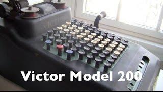 Victor Adding Machine Model 200 Review / HowTo