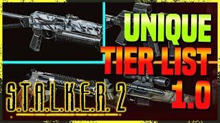 STALKER 2 Veteran UNIQUE Weapon Tier List 1.0