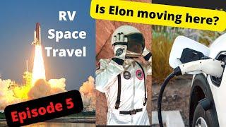 RV space travel parody - construction in space - is that Elon? #shorts