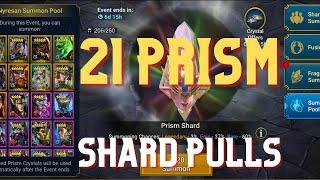 My 21 Prism shard pulls for the King | Raid: Shadow Legends