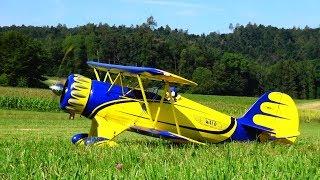 WACO Doppeldecker RC Scale Model Airplane 250ccm Radial Engine