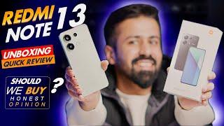 Xiaomi Redmi Note 13 Unboxing | Quick review In Urdu/Hindi | Redmi note 13 price in Pakistan