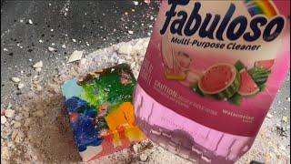 Taste The Rainbow  Gym Chalk ASMR | Extremely Satisfying Crushing