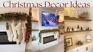 NEW CHRISTMAS DECOR IDEAS 2024 | Christmas Decorate with me | Christmas Living Room Decor | Part 3