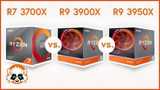 AMD R7 3700X vs. R9 3900X vs. R9 3950X comparison - Do you need the flagship CPU for current games?