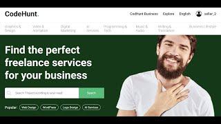 CodeHunt  ||  A FULL STACK  Web Application ||  Ultimate Freelance Platform for Coders!