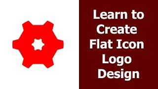 Learn To Create Flat Icon / Logo Design In Adobe Illustrator CC | KKNACK GRAFICCS |