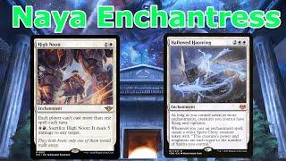 HALLOWED HAUNTING IS THE TRUTH!  Naya Enchantress (Modern MTG)