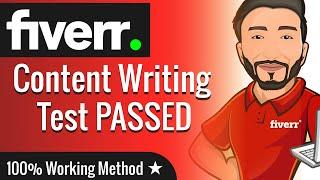 Fiverr Content Writing | Fiverr Content Writing Test | Solved 100%