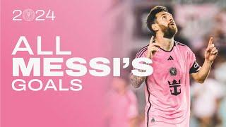 All 2024 Goals by Lionel Messi: Pure Magic from the GOAT 