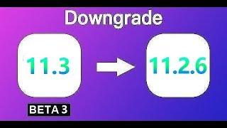 How to Downgrade iOS 11.3 Beta 3 to iOS 11.2.6 in 1 Click. No Data Loss.