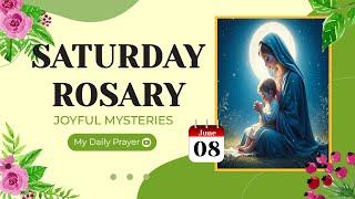 TODAY HOLY ROSARY: JOYFUL MYSTERIES, ROSARY SATURDAYJUNE 08, 2024  PRAY FOR INNER PEACE