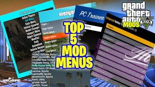 Top 5 Most Downloaded MOD MENUS/TRAINERS [PC] (2020) GTA 5 MODS