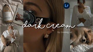 DARK CREAM | Free Lightroom Mobile Presets Tutorial 2021 | FREE DNG | Mareng Vic