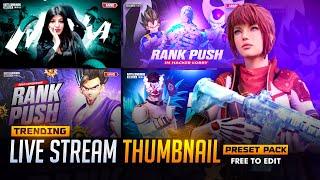 TrendingPUBG / BGMI Live Stream Thumbnail Presets Free  Download | Live Stream Thumbnail Templates