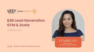 B2B Lead Generation with Lennise, Founder of Borong (formerly Dropee)