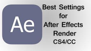 Adobe After Effects CC Best Render Settings | Fast Render | Bangla Tutorial