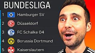 Ich hab die Bundesliga nach Zuschauern eingeteilt ... 