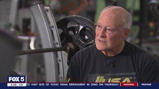 Local 80-year-old man prepares for weight lifting competition | FOX 5 DC