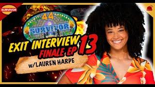 Lauren Harpe Exit Interview - Survivor 44 Finale - Rob Has a Podcast