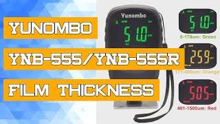 Yunombo YNB-555/YNB-555R Film Thickness Meter Car Galvanized Paint Thickness Gauge Coating Thickness